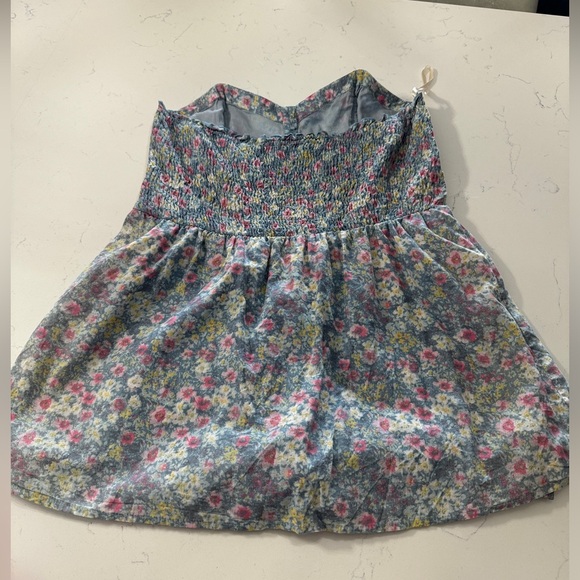 Vintage American Apparel Floral Strapless Romper - Picture 8 of 9